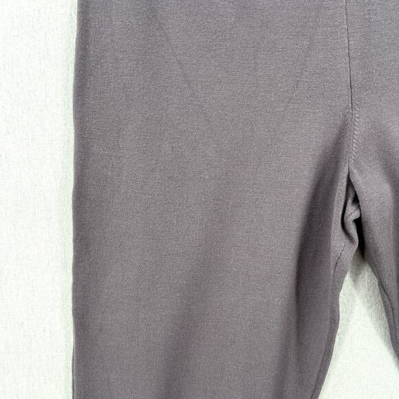 ARITZIA SUNDAY BEST Posie Pant Medium Purple Gray Pull on Stretch Knit Flare - Picture 11 of 16